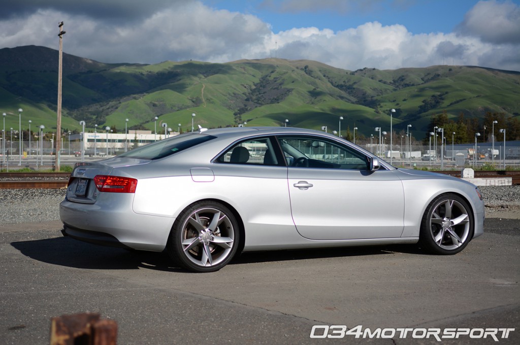 Tuned B8 Audi A5 2.0 TFSI Lowered on H&R Street Sport Springs