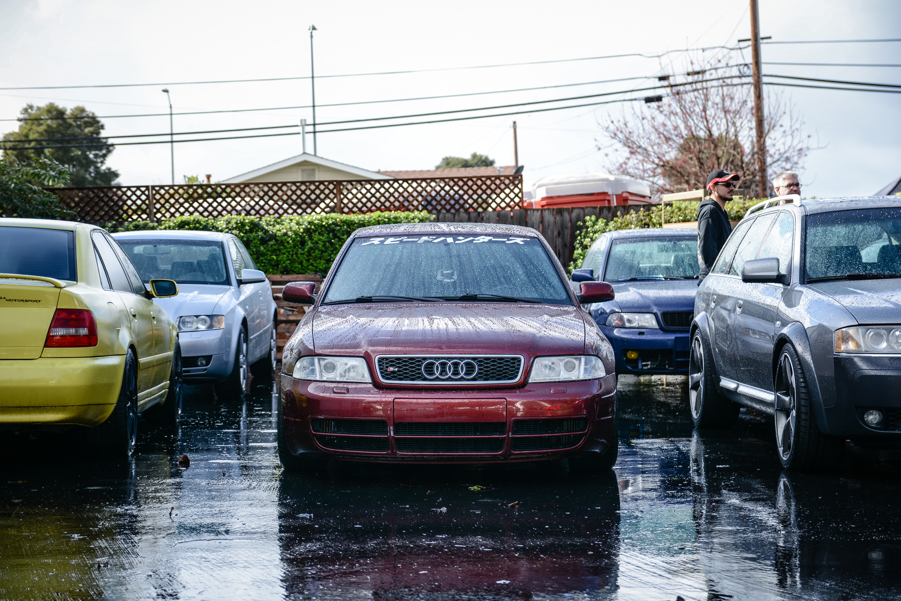 Hibiscus Red B5 Audi S4 at 034Motorsport