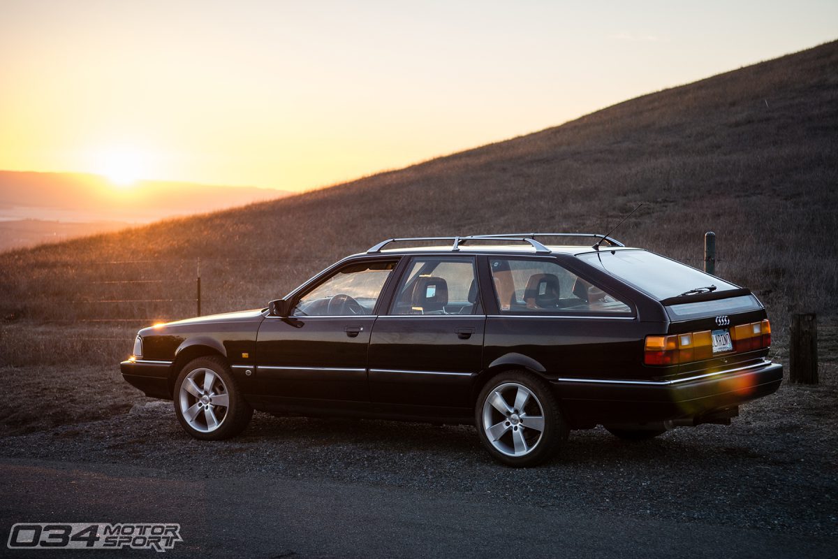 Sunset with Audi 200 20V Avant Quattro