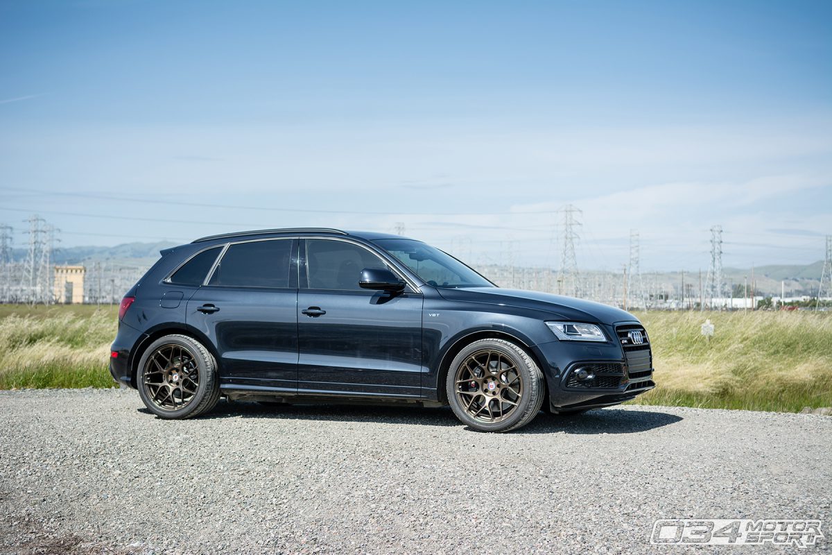 Audi SQ5 Lowered on KW H.A.S. Height Adjustable Springs