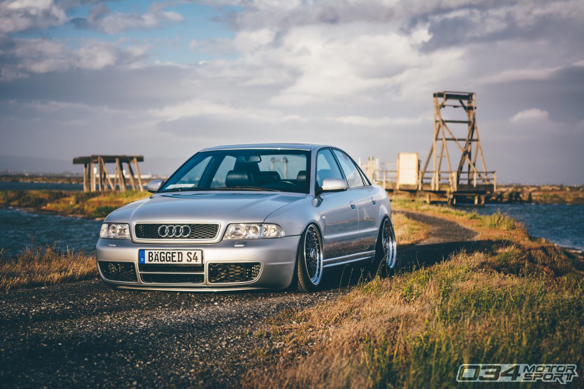 B5 S4 lowered on BBS wheels