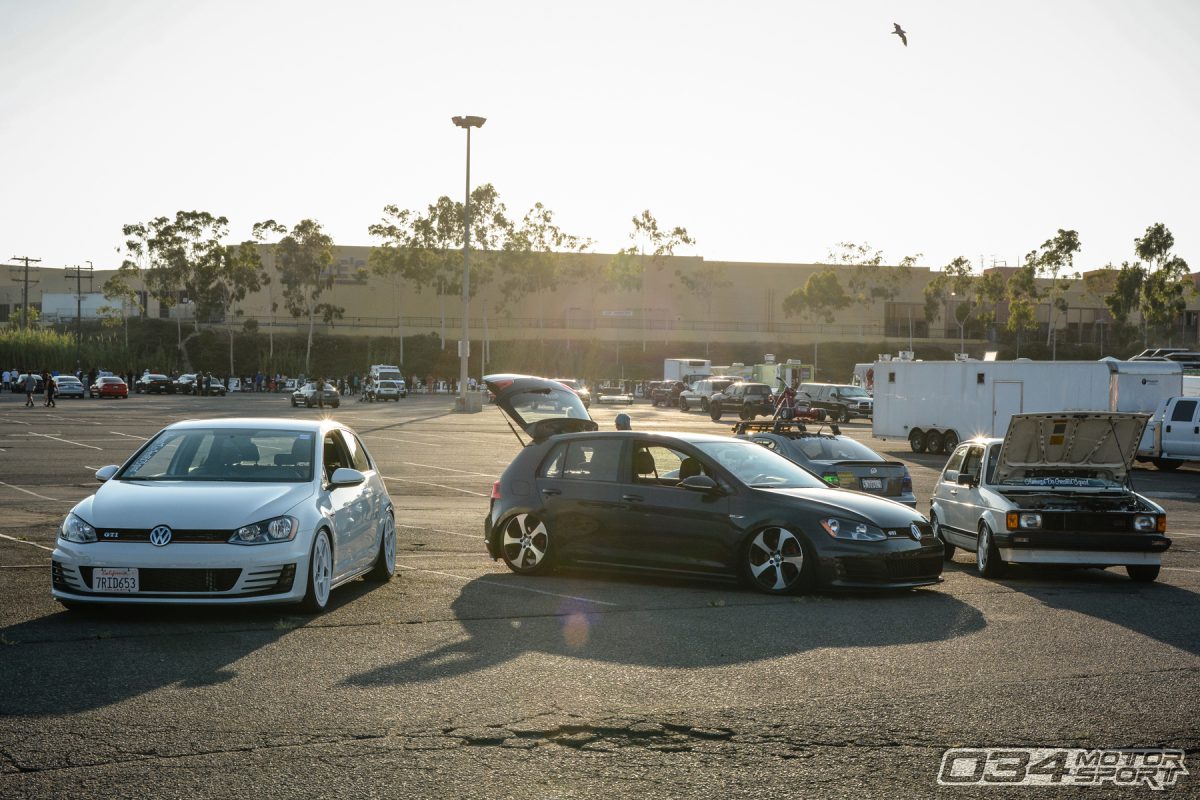 Volkswagens at Big SoCal Euro car show in San Diego, CA