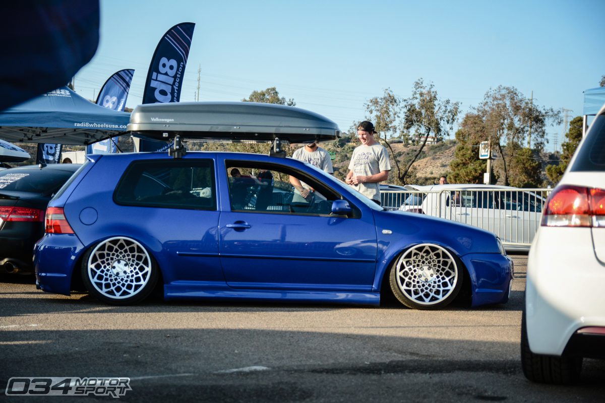 Bagged MkIV Volkswagen R32 on WCI wheels