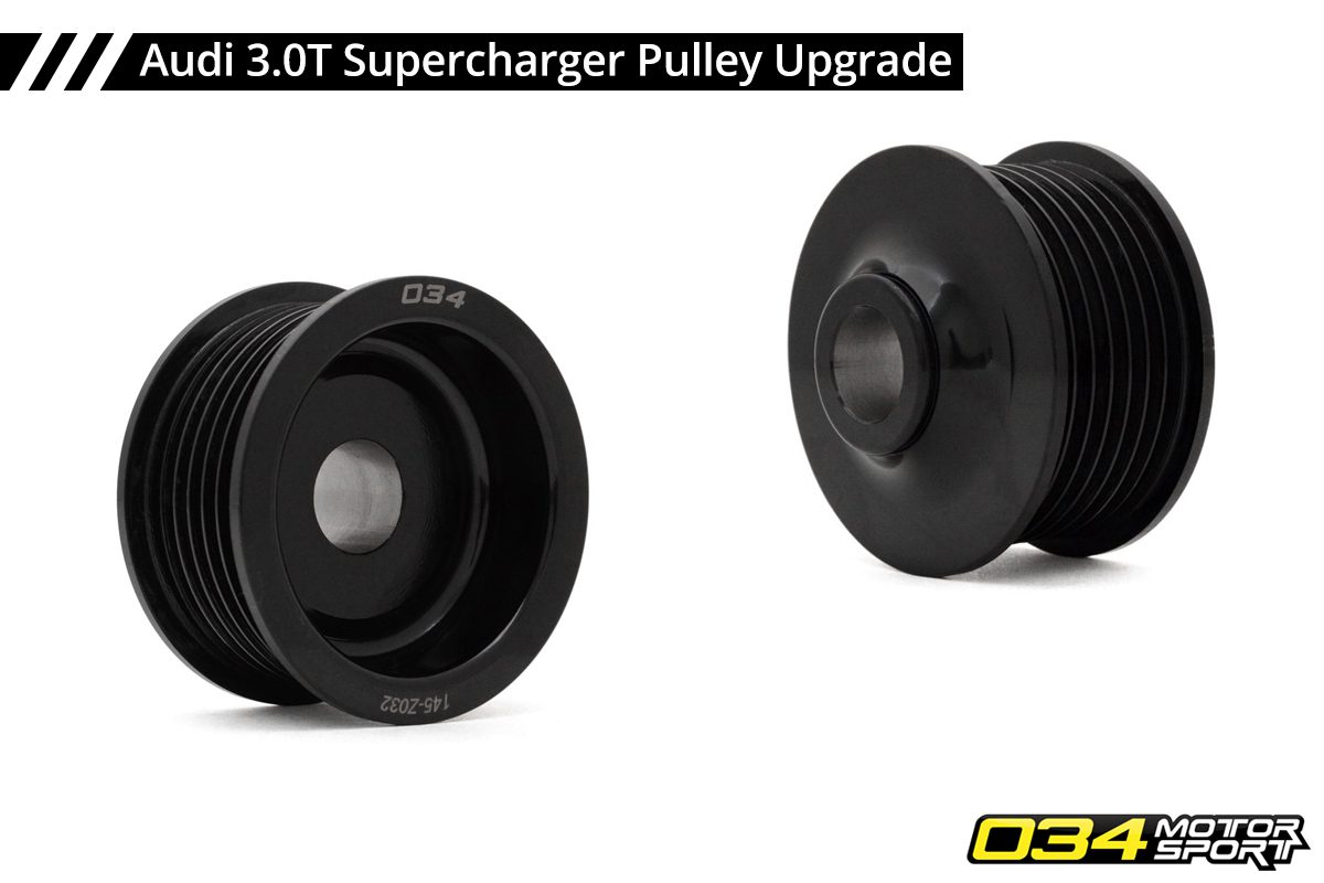 B8 B8.5 Audi 3.0T Supercharger Pulley Upgrade