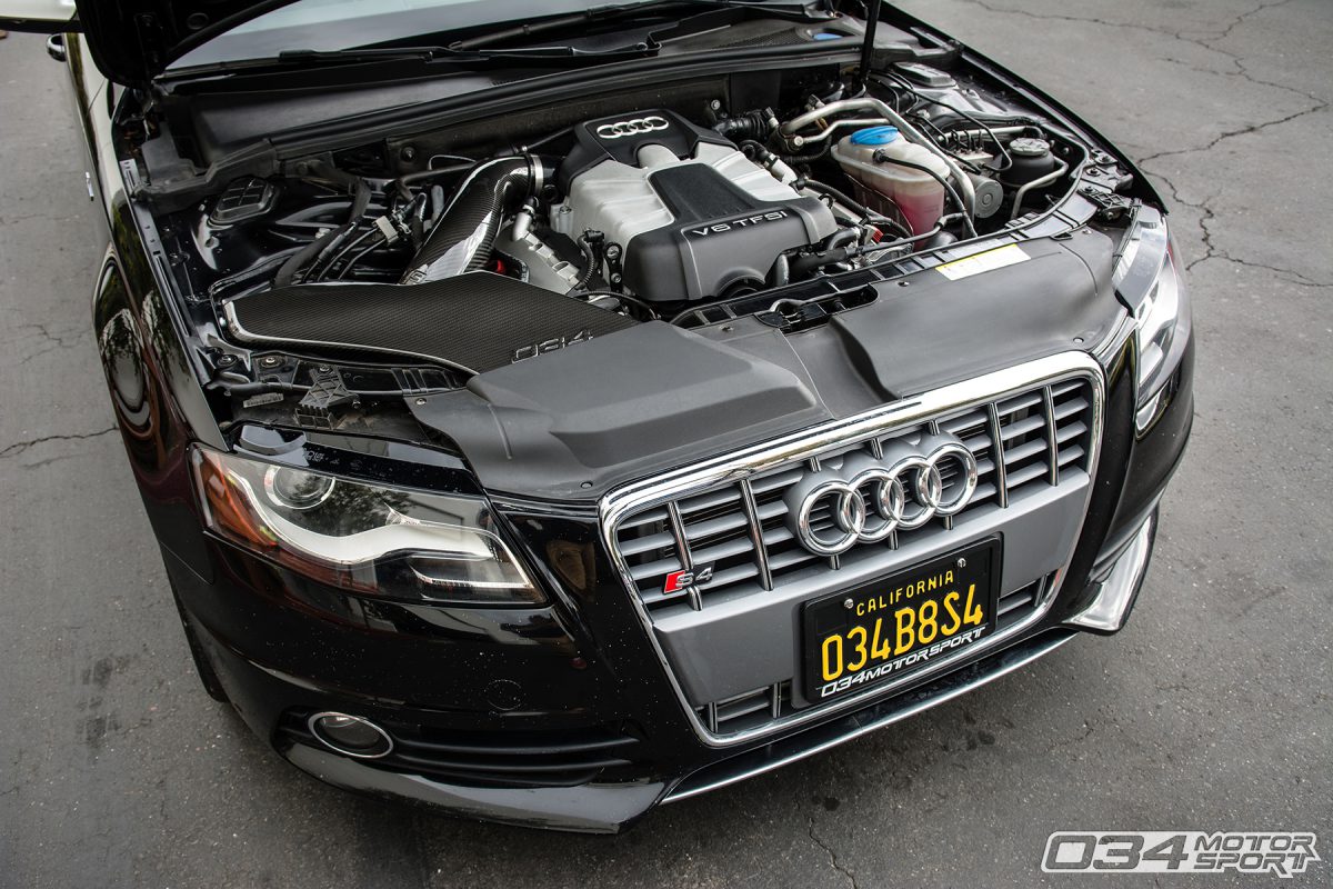 Tuned B8 Audi S4 with Carbon Fiber Intake