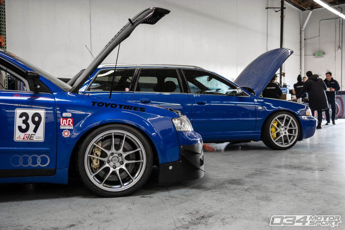 Modified Nogaro Blue B5 and B6 Audi S4