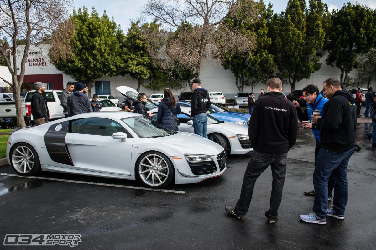 Lowered Audi R8 V10 in Bay Area