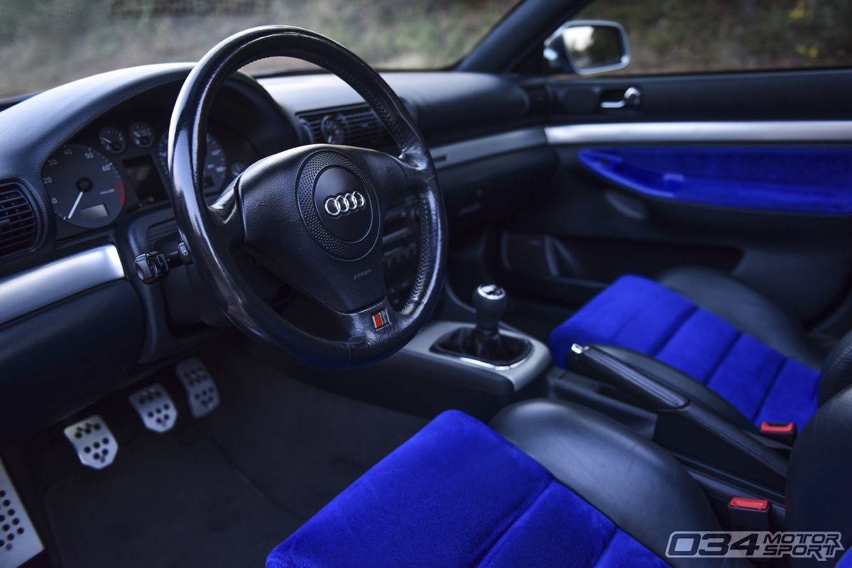 OEM+ Nogaro Blue Audi S4 Interior