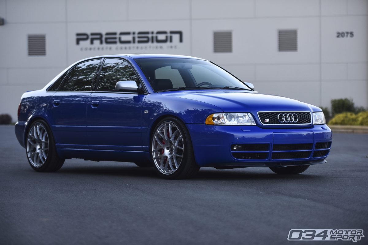 Lowered Audi B5 S4 on VMR Wheels