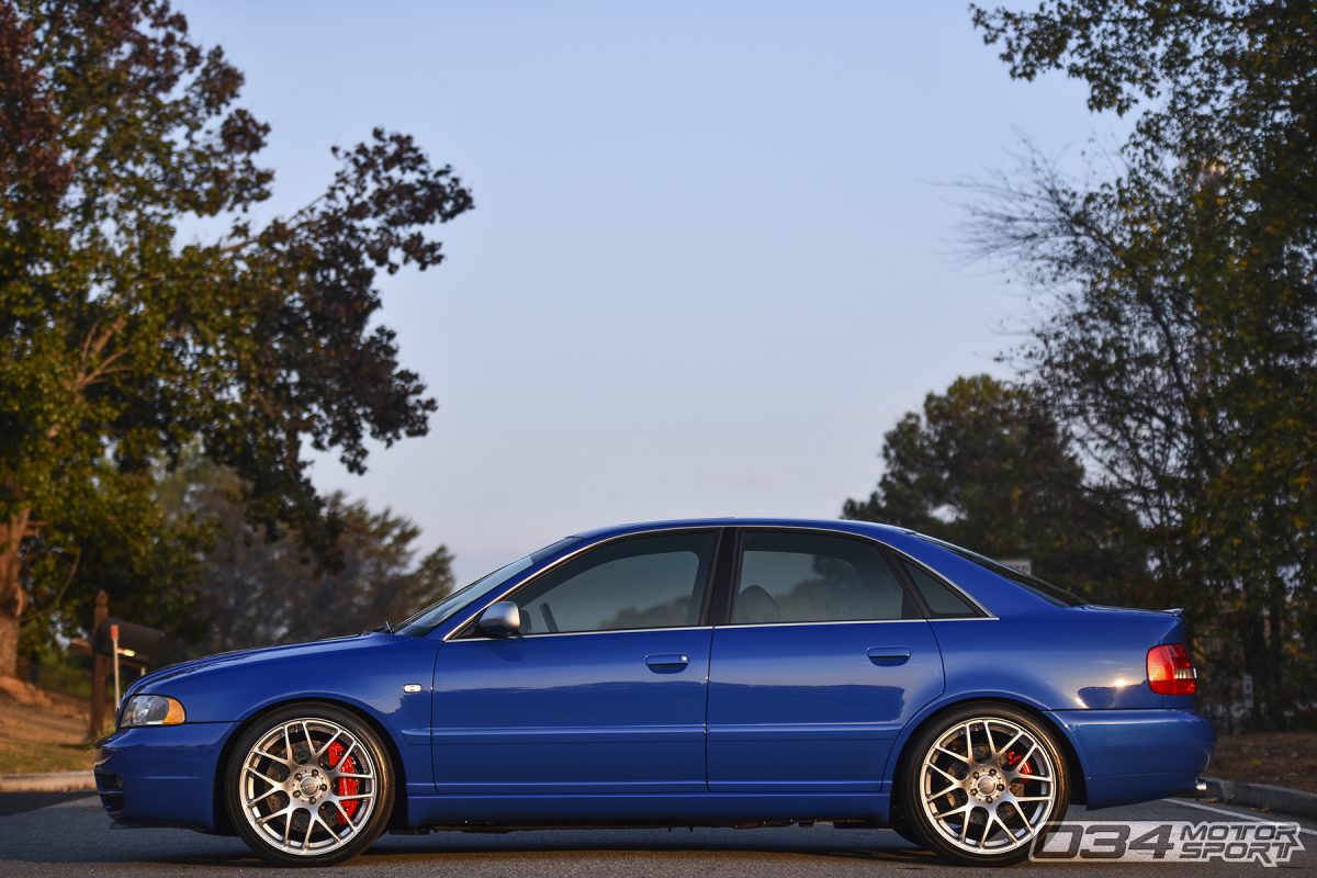 Lowered B5 Audi S4 on VMR Wheels