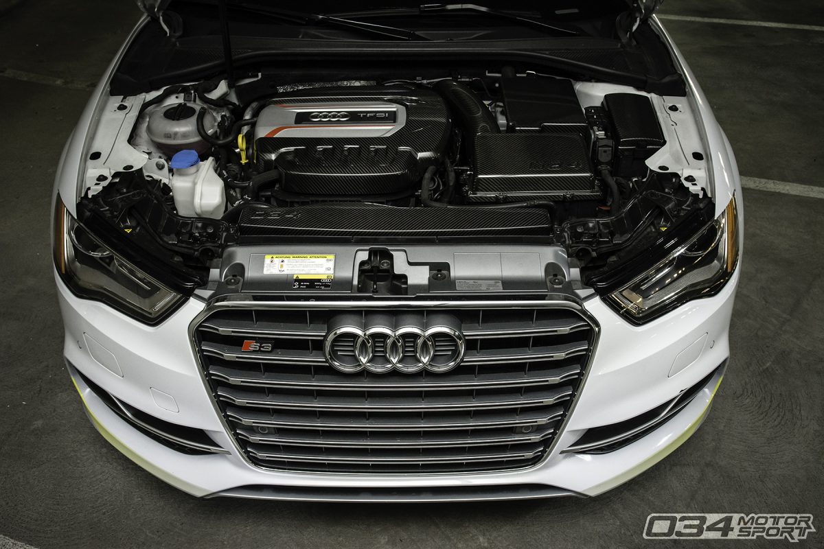 034Motorsport Carbon Fiber 8V Audi S3 Engine Bay