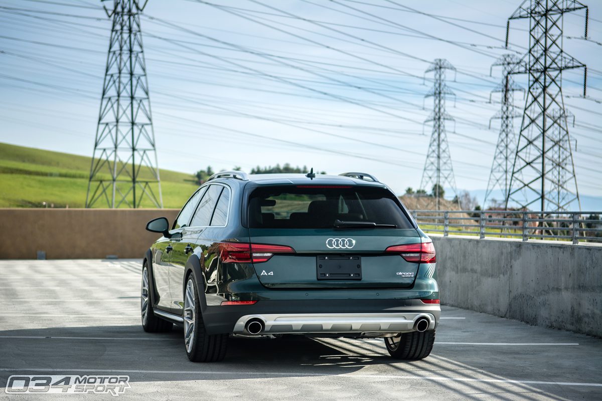 Stanced B9 Audi Allroad on HRE Wheels