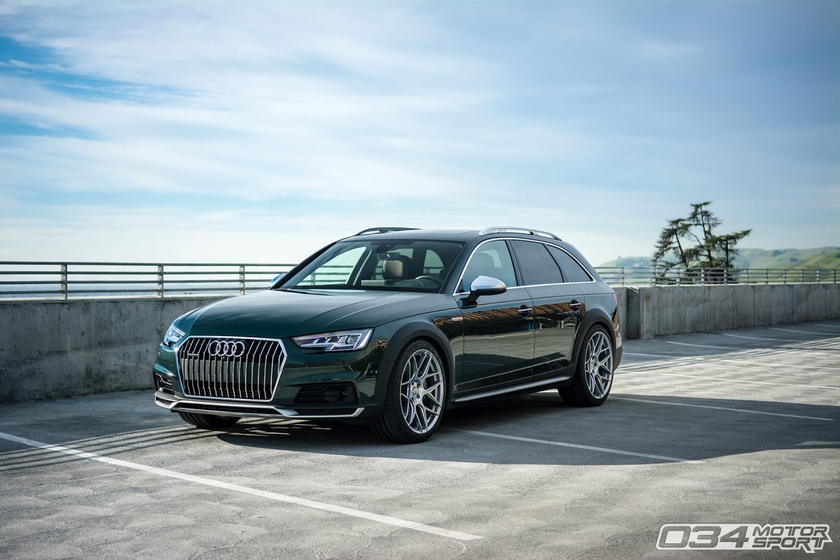 B9 Audi Allroad lowered on 034Motorsport Dynamic+ Springs