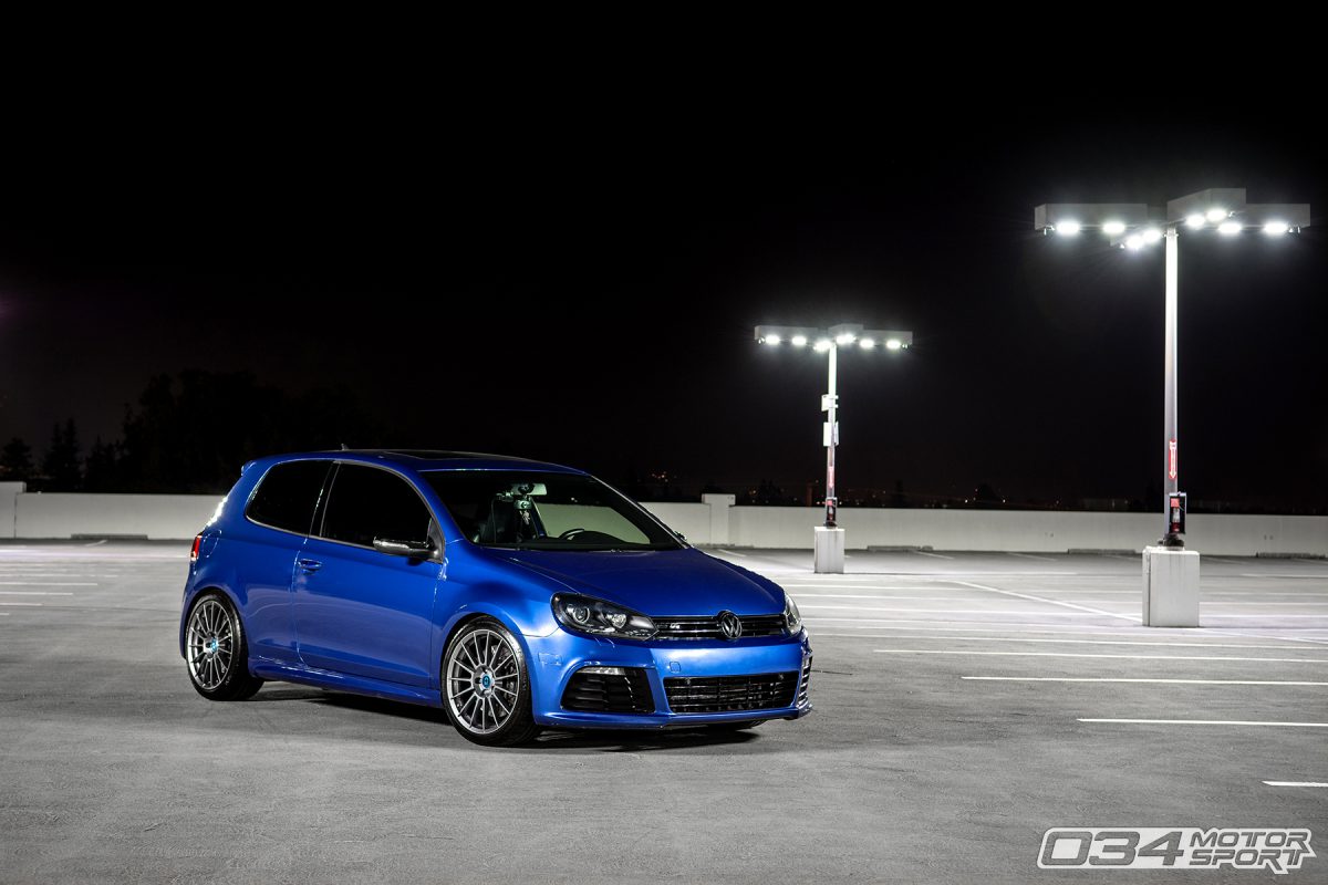 Lowered Rising Blue MkVI Golf R