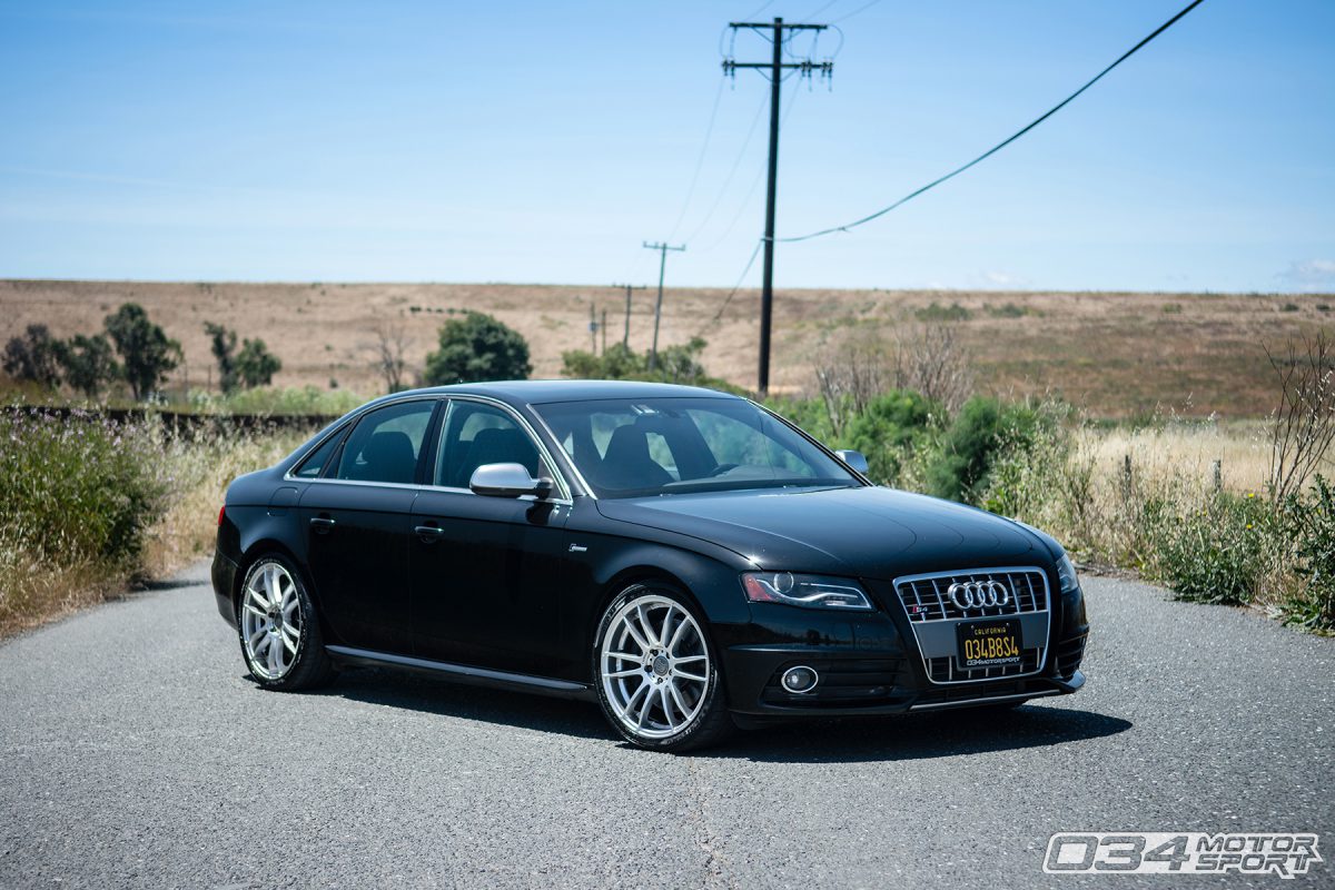Tuned B8 Audi S4 Lowered on Dynamic+ Springs