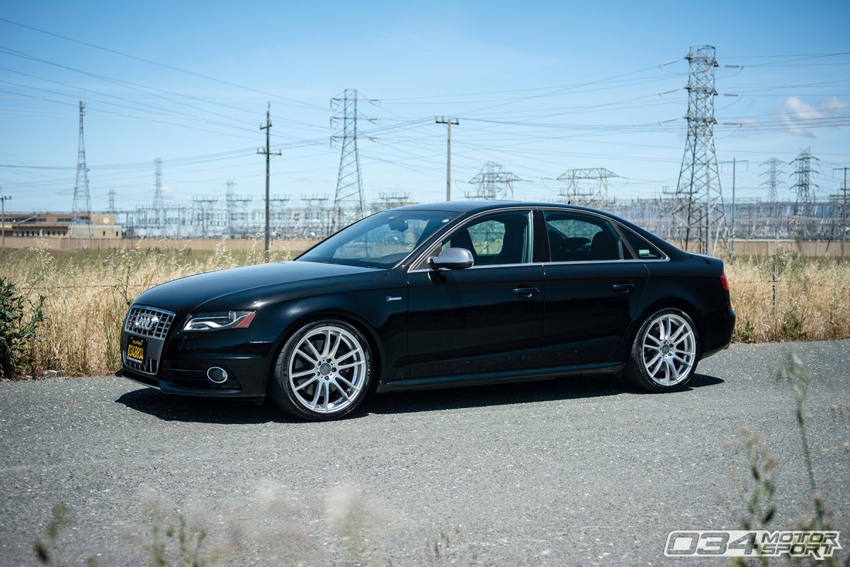 B8 Audi S4 Lowered on Dynamic+ Springs