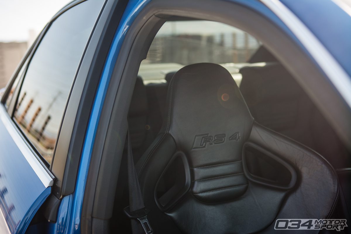 B7 RS4 Interior with European Recaro Seats