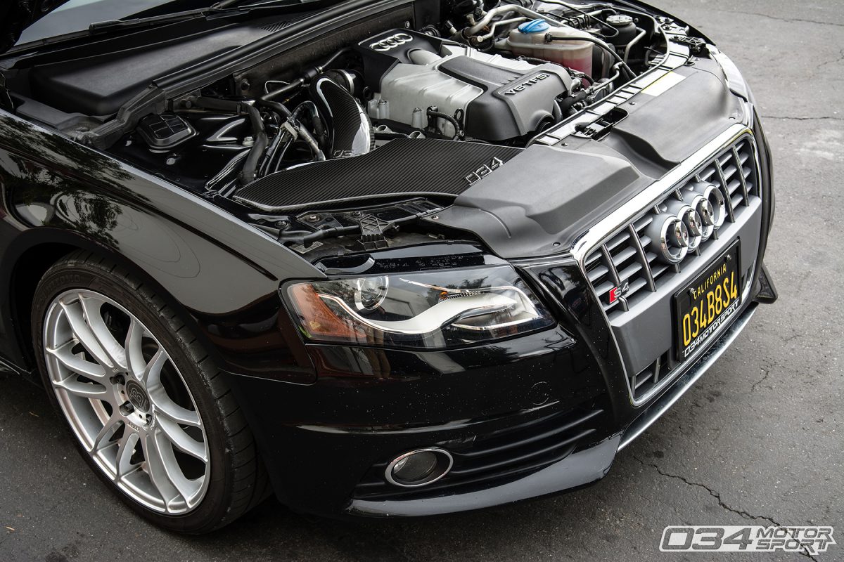 Stage 2 B8 Audi S4 with Carbon Fiber Cold Air Intake