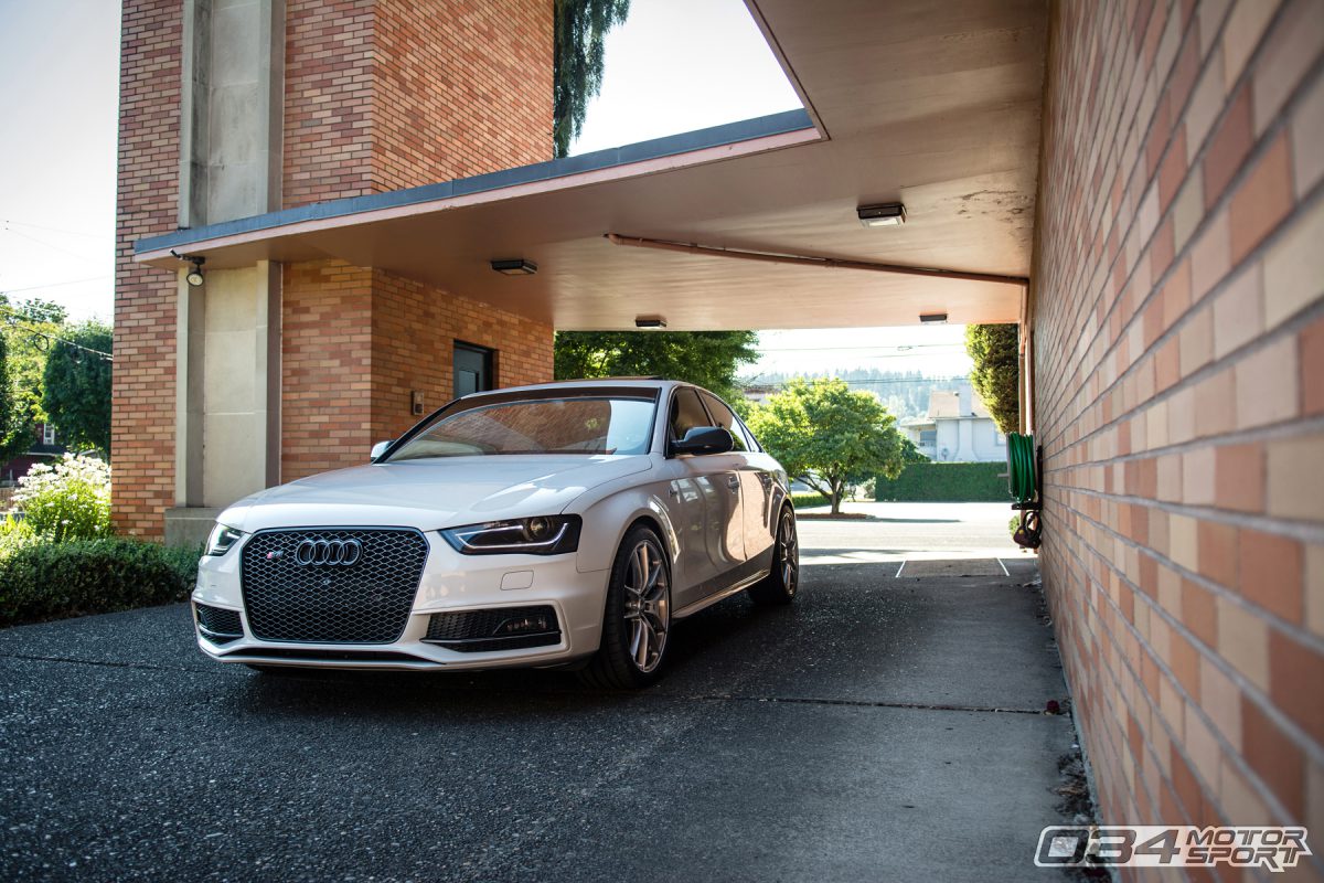 Dual Pulley Tuned B8.5 Audi S4 in Glacier White