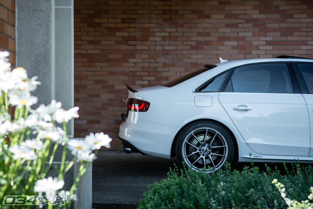 Tuned Glacier White B8.5 Audi S4 on OZ Wheels