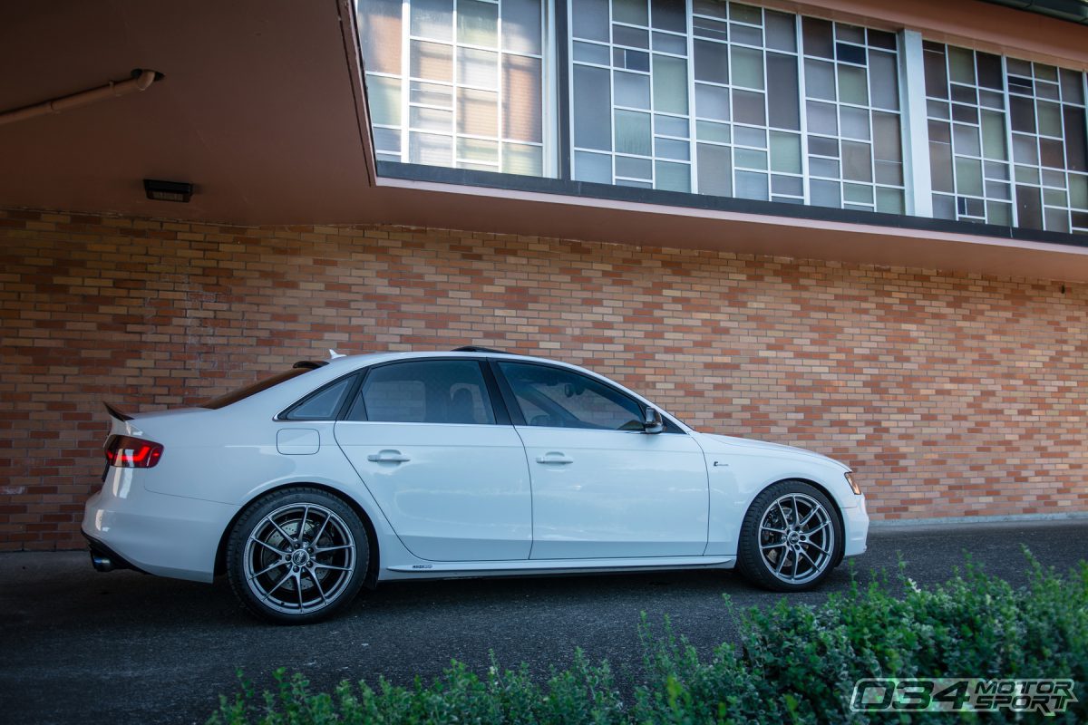 Modded Glacier White B8.5 Audi S4