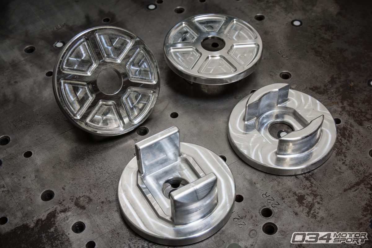 Billet Aluminum Rear Subframe Insert Set for B8/B8.5 Audi S4