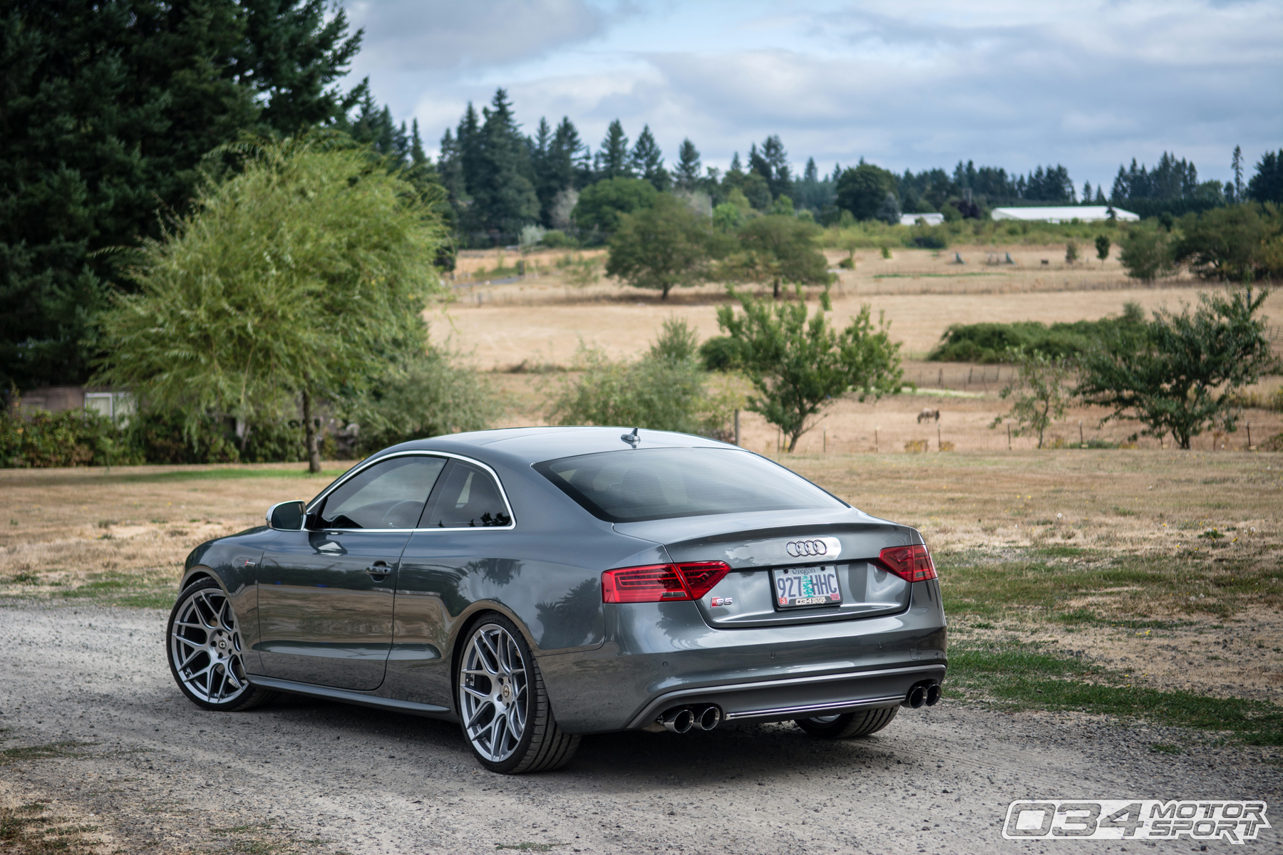 Dual Pulley Tuned B8.5 Audi S5 in Monsoon Gray