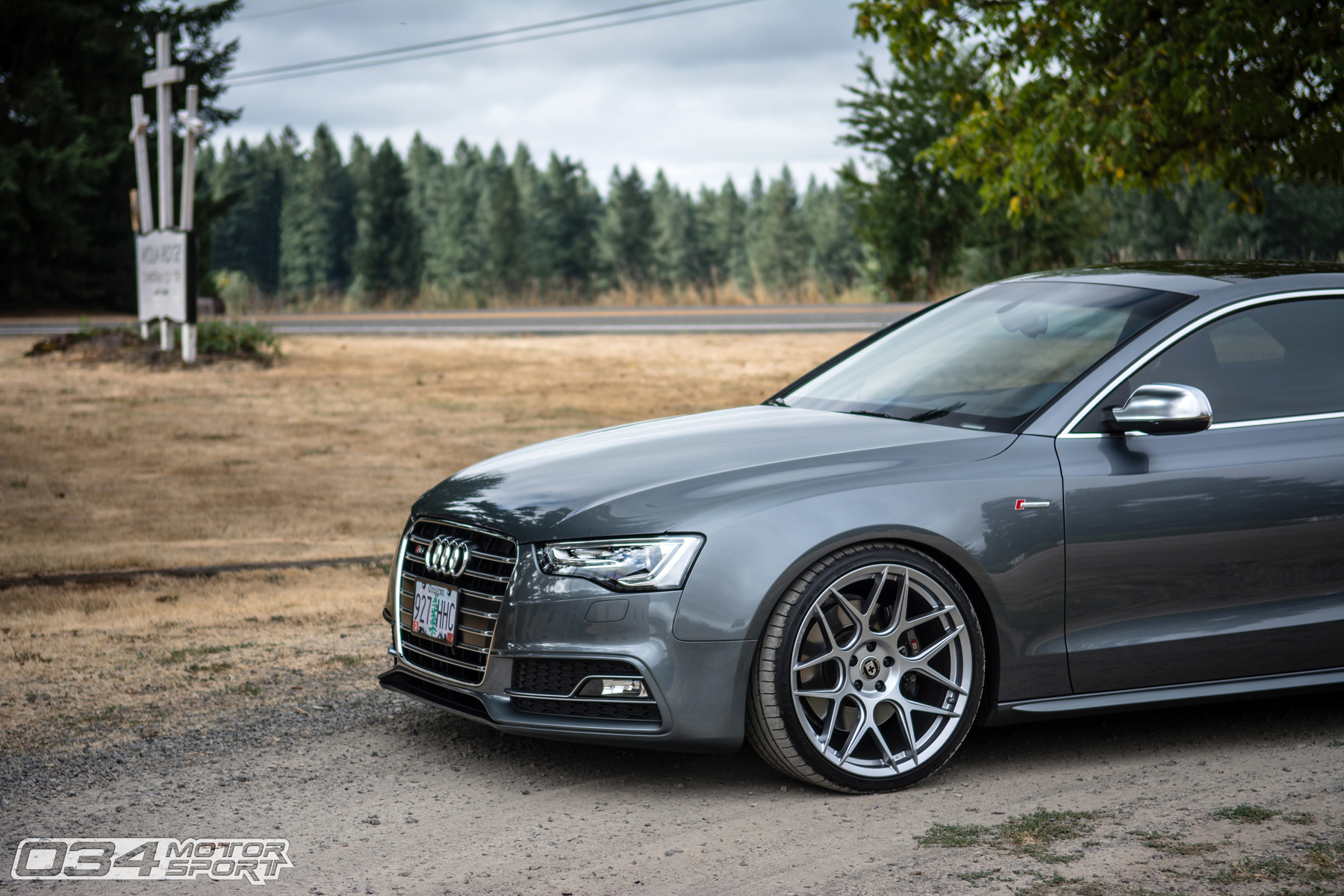 HRE FlowForm FF01 Wheels on Monsoon Gray B8.5 Audi S5