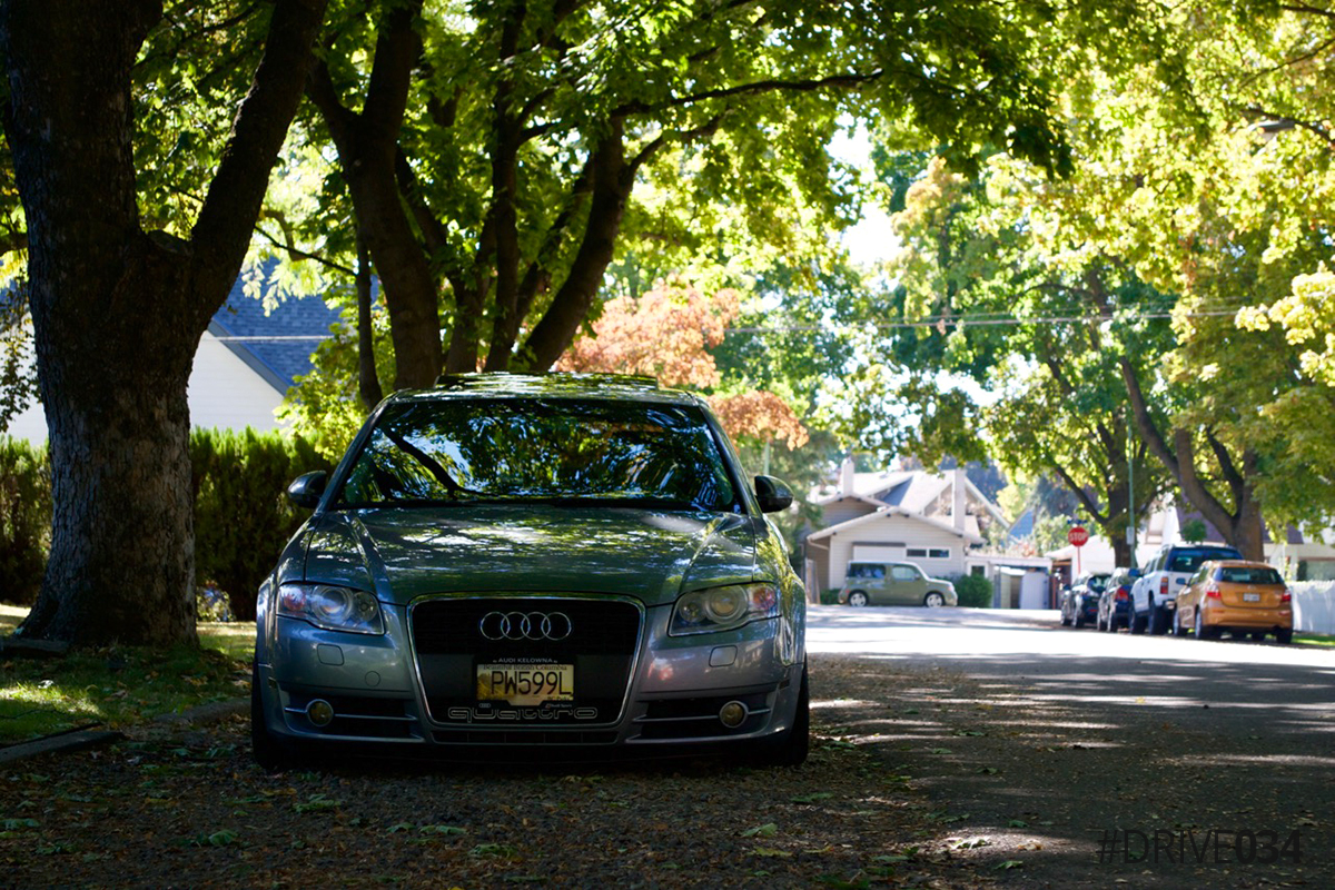 Bagged B7 Audi A4 with 2.7T BiTurbo Swap from B5 Audi S4