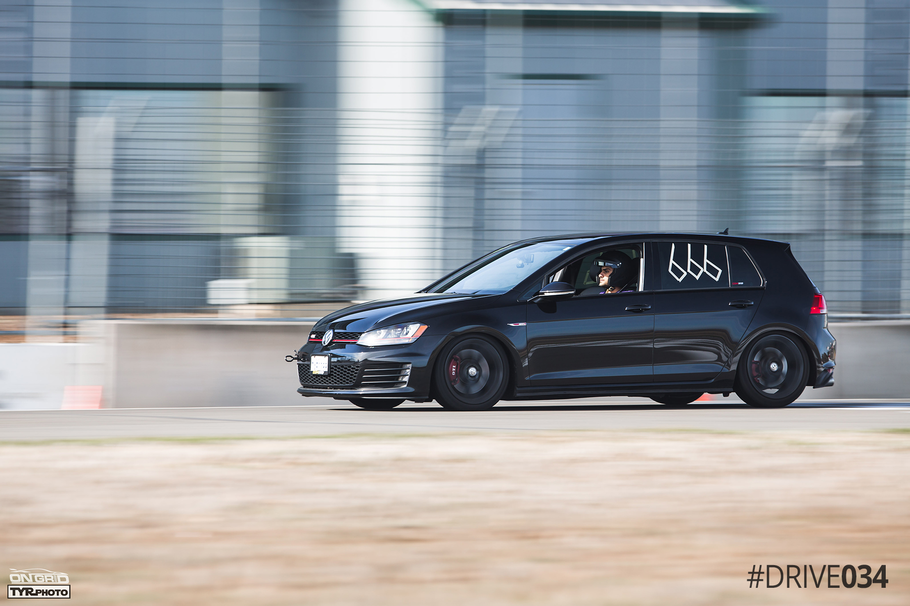 Tuned MkVII Volkswagen GTI at Thunderhill Raceway