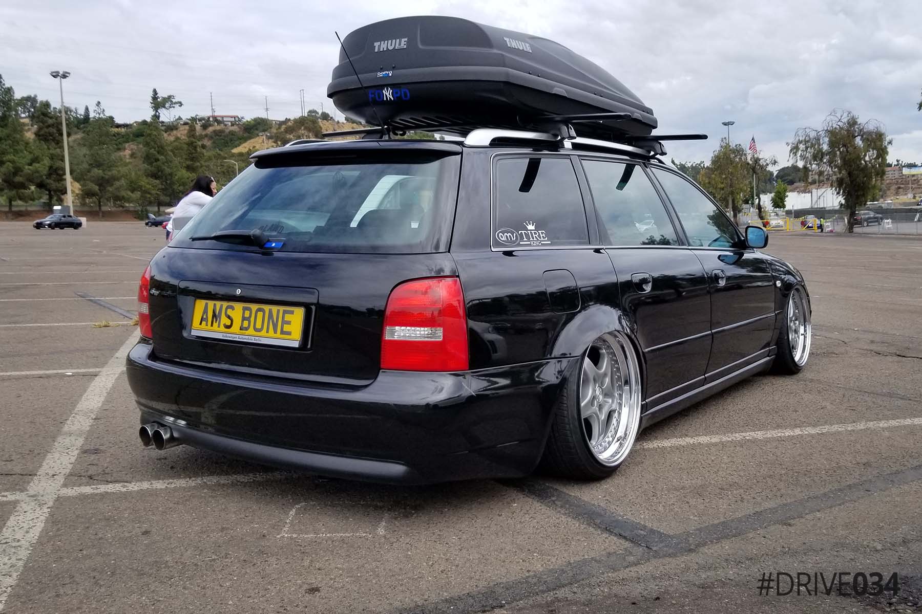 Bagged B5 Audi S4 Avant with Custom Bodywork