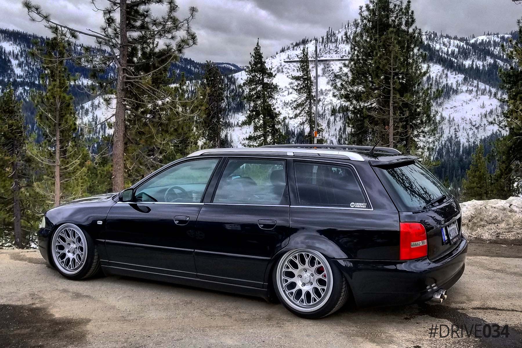 Lowered B5 Audi S4 Avant with Fifteen52 Wheels