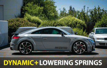 Dynamic+ Lowering Springs for Mk7 Volkswagen Golf R & 8S Audi TTRS Are Here!