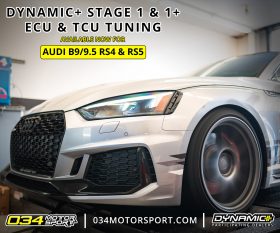 Introducing 034Motorsport Dynamic+ Audi B9/B9.5 Audi RS4 & RS5 EA839 2.9T ECU and TCU Tuning Bundle!